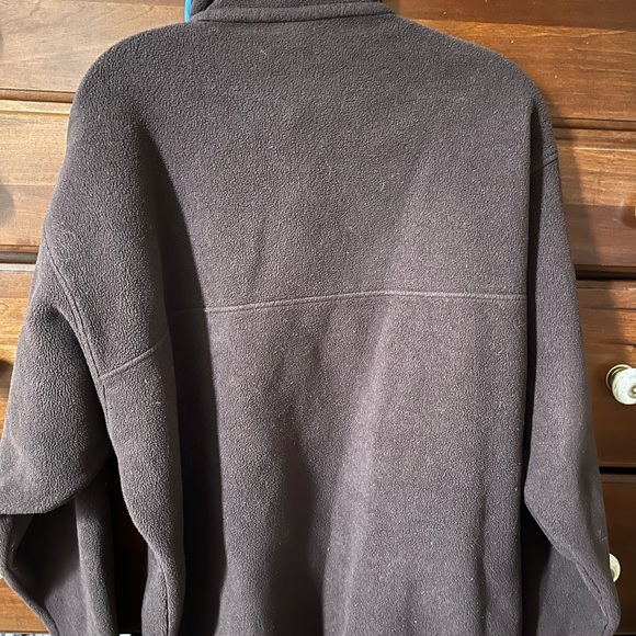 Patagonia Brown and Blue Sweatshirt with Classic Polo Collar - Picture 4 of 4